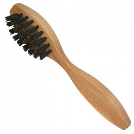 Brosse métal daims cuirs veloutés SAPHIR