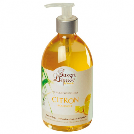 Savon liquide citron NATURELLA mains et corps 500ml