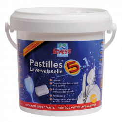 ECNESS pastilles lave-vaisselle 5en 1 25 doses