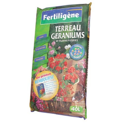 Terreau géranium avec engrais 40l - Fertiligène