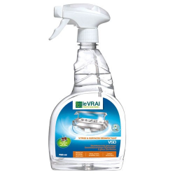 Nettoyant désinfectant vitres et surfaces Le Vrai 750ml