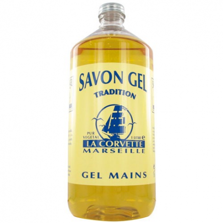 Savon gel nature LA CORVETTE 1L