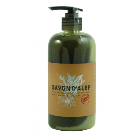 Savon d'alep liquide 500ml ALEPPO SOAP