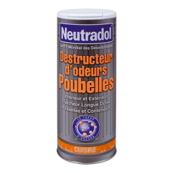 Destructeur odeurs poubelles poudre 350g - NEUTRADOL