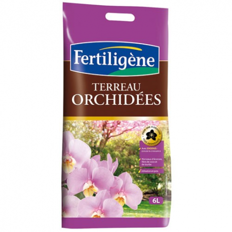 Terreau orchidées 6l - Fertiligène