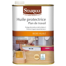 Huile de soin plan de travail incolore STARWAX 500ml