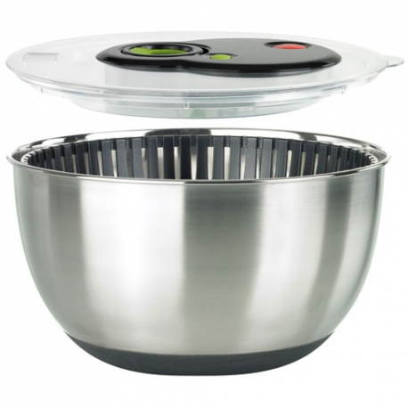 Essoreuse à salade inox diamètre 26.5cm 4.5l 