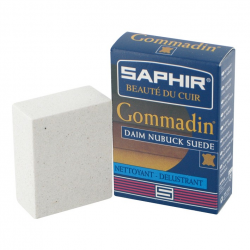 Gomme daim nubuck saphir