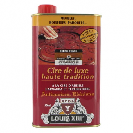 Cire liquide chêne foncé Louis 13 500ml