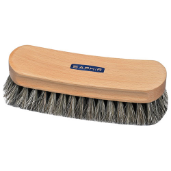 Brosse crin de cheval GM gris clair SAPHIR