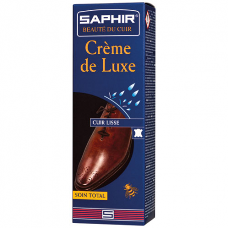 Crème de luxe saphir tube bleu marine