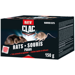 Rats souris appâts Raviox 150G