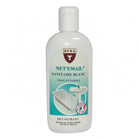 AVEL - Nettoyant détartrant émail blanc 250ML