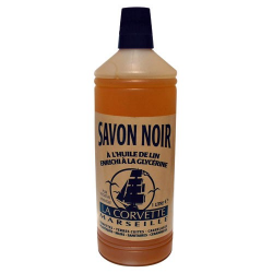 Savon noir huile lin LA CORVETTE 1l