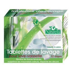 NATURELLA tablettes de lavage pour lave-vaisselle x32