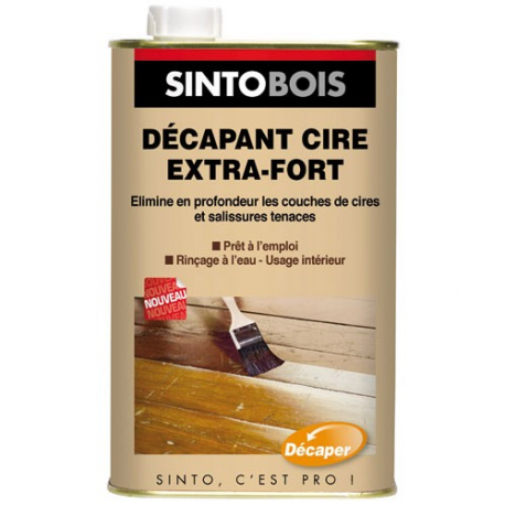 SINTOBOIS décapant cire extra fort 1l