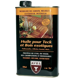 Huile pour teck bois/exotique 500ml